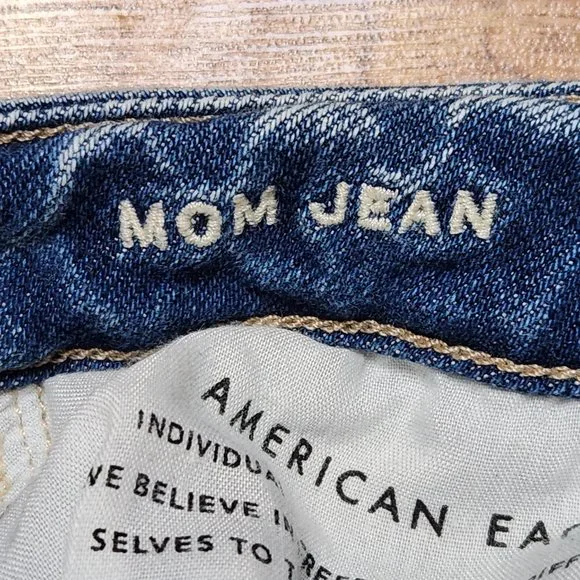 AMERICAN EAGLE Stretch Mom Jean - Sz 00 - Picture 7 of 8